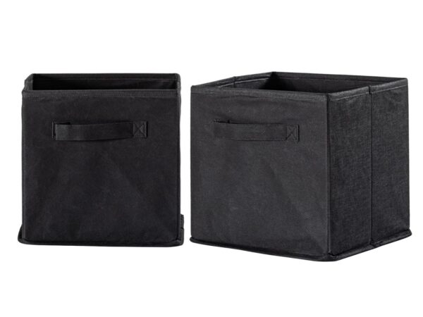 Boîtes de rangement pliables 26x26x26 cm lot de 6 boîtes de rangement carrées – Image 5