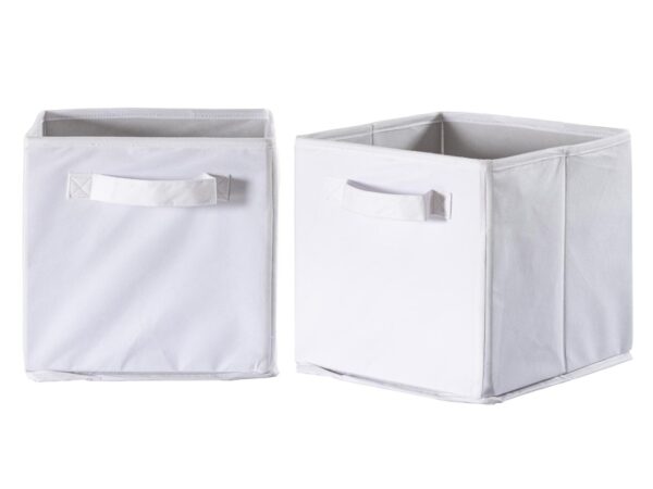 Boîtes de rangement pliables 26x26x26 cm lot de 6 boîtes de rangement carrées – Image 5