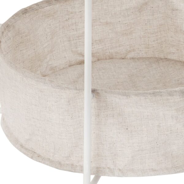 Table d'appoint Ø 47 H 51 métal 2ème choix ronde avec rangement Table de jardin Alberta table de balcon terrasse – Image 9