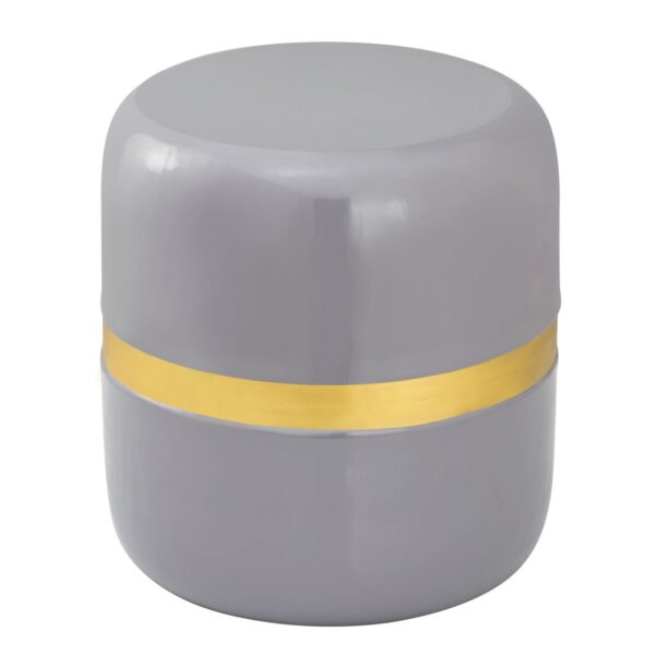 Table d'appoint décorative ronde ø 34 H 36 cm lampe table canapé table Beverley métal et émail – Image 4