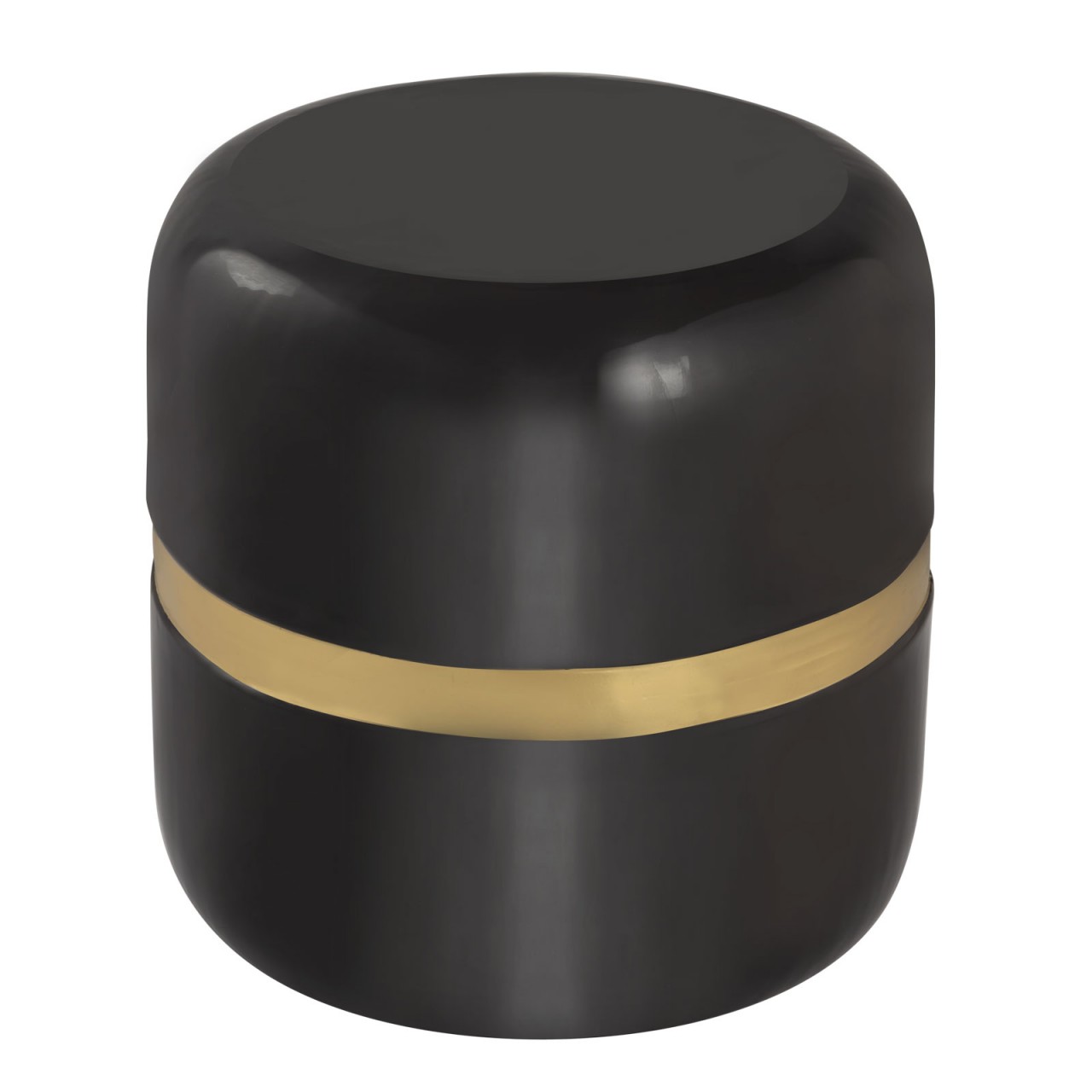 Table d'appoint décorative ronde ø 34 H 36 cm lampe table canapé table Beverley métal et émail – Image 4