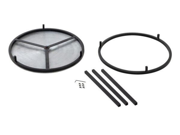 Ensemble de tables basses 2 pièces ø 55 et 45 cm table d'appoint en métal argenté tables rondes salon Carlton – Image 8