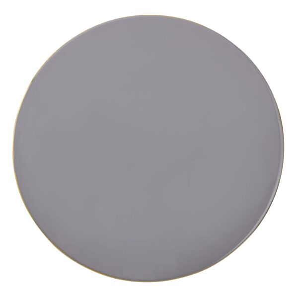Table d'appoint ronde ø 45 H 45 cm lampe de table décorative table canapé table glam métal et émail – Image 7