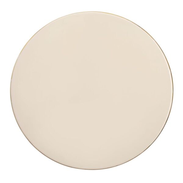 Table d'appoint ronde ø 45 H 45 cm lampe de table décorative table canapé table glam métal et émail – Image 7