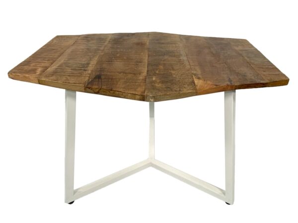Table basse 74 x 56 cm table de salon durable table d'appoint Lyon structure métal – Image 3