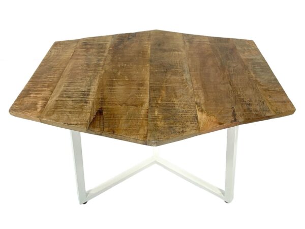 Table basse 74 x 56 cm table de salon durable table d'appoint Lyon structure métal – Image 6