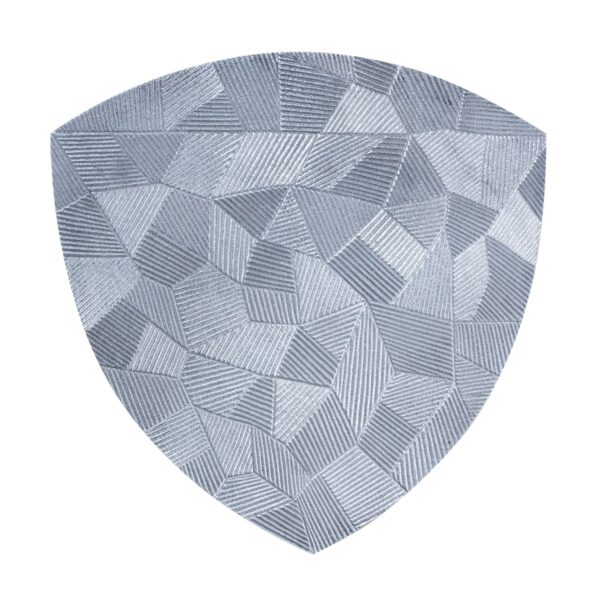Table d'appoint en métal table décorative Alster 40x45x40 cm triangulaire design classique aluminium argent ou or – Image 7