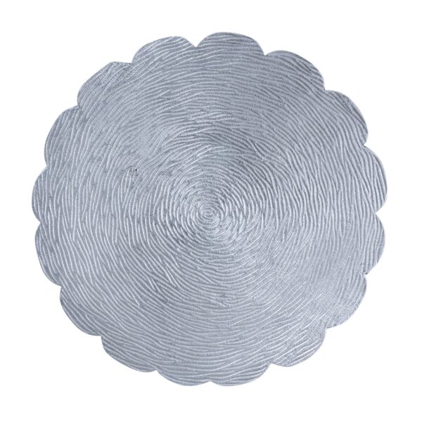 Table d'appoint métal table décorative 4 parties Hilton ø 35 x H 45 cm ronde aluminium argenté ou doré – Image 7
