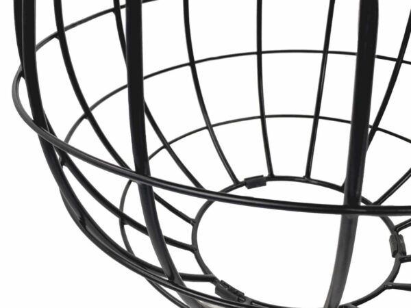 Table basse durable ronde ø 75 cm table de salon bois massif London grille métallique structure métallique – Image 9