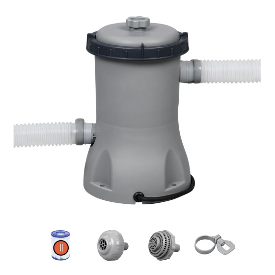 Filtres piscine Pompe à cartouche filtrante 1,2 m³/h 12V Gris - Bestway – Image 10