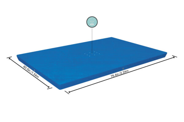 Covering tarpaulins Steel Pro Bâche Rectangle 221 Bleu - Bestway – Image 10