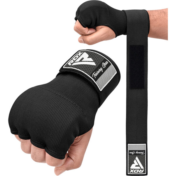 RDX IS 75cm Gel Sous Gants Avec Sangle Poignet Noire-XL