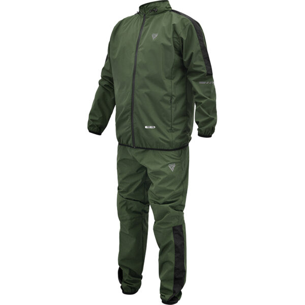 RDX C1 Survêtement de Sudation Perte de Poids Armée verte -2xl – Image 2