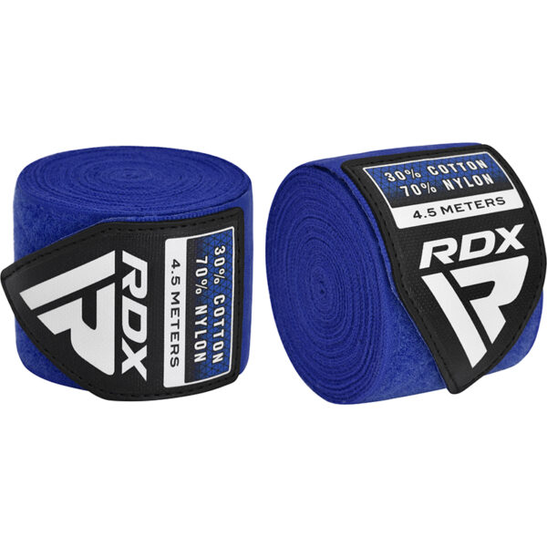 RDX WX 4.5m lastiques Bandes De Boxe Bleu