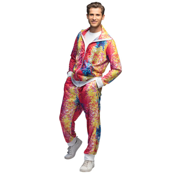 Habillage Tracksuit Disco Dude Hommes Multicolore taille 50/52 - Boland – Image 9