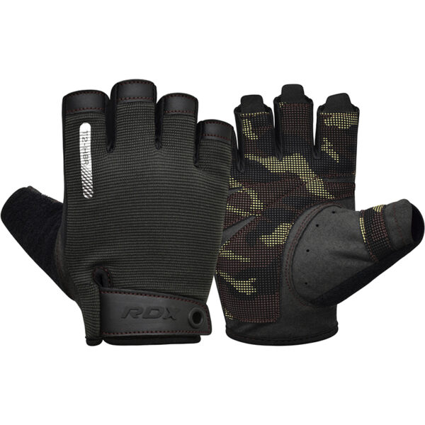 RDX T2 Gants De Musculation marron -M – Image 2