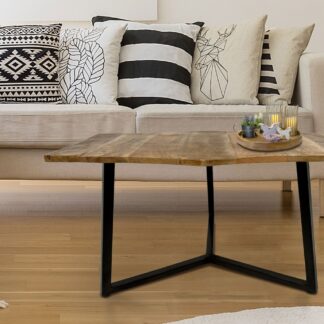 Table basse 74 x 56 cm table de salon durable table d'appoint Lyon structure métal