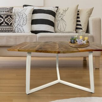 Table basse 74 x 56 cm table de salon durable table d'appoint Lyon structure métal
