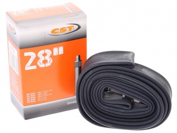 Chambres à air 27 inch Le tube intérieur 28 x 1 5 / 8-1 1/8 x 1/4 1 (28 / 32-622 / 630) DV 40 mm - CST – Image 4