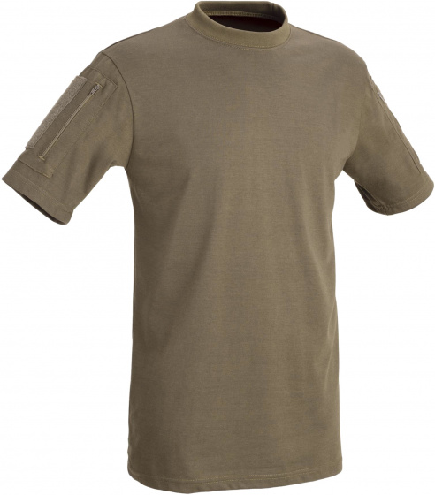 T-shirts chemise de plein air Tactical court hommes coton brun taille S - Defcon 5 – Image 3