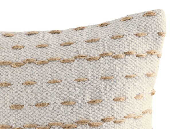 Coussin décoratif 40x40cm lot de 2 coussins décoratifs coussins de canapé coton et jute naturel – Image 8