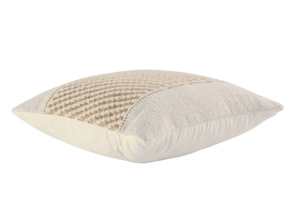 Coussin de canapé 40x40cm set de 12 pièces 2 x 6 coussin décoratif PU coton et jute naturel – Image 9