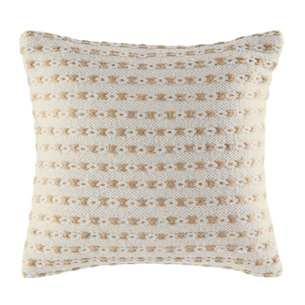 Coussin décoratif 40x40cm coussin décoratif ensemble de 12 pièces 2 x 6 coussins de canapé en PU coton et jute naturel – Image 2