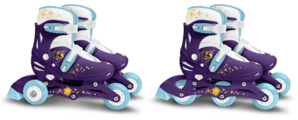 Patins à roulettes en ligne Wish 2 in 1 Tri- & Inline Skates Semi-softboot Purple taille 27-30 - Disney – Image 7