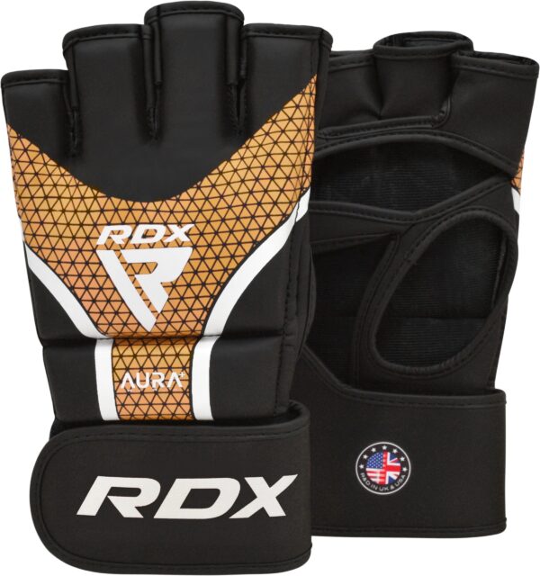RDX GANTS DE GRAPPLING AURA PLUS T-17 d'or M