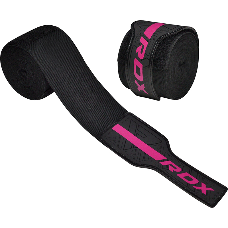 RDX F6 KARA élastiques Bandes de Boxe Rose Polyester - RDX - HWN-F6MP