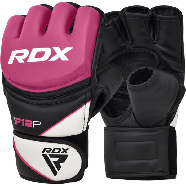 RDX F12 Femmes Rose MMA Gants de Grappling Petite Cuir PU – Image 2