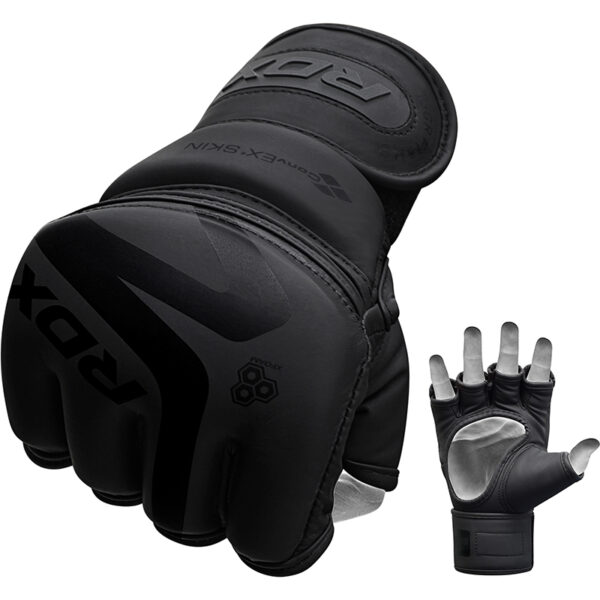 RDX F15 Noir Gants MMA X Grande Cuir PU – Image 2