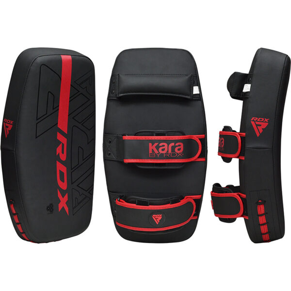 RDX F6 KARA Pad de Boxe Thaï Rouge Cuir PU