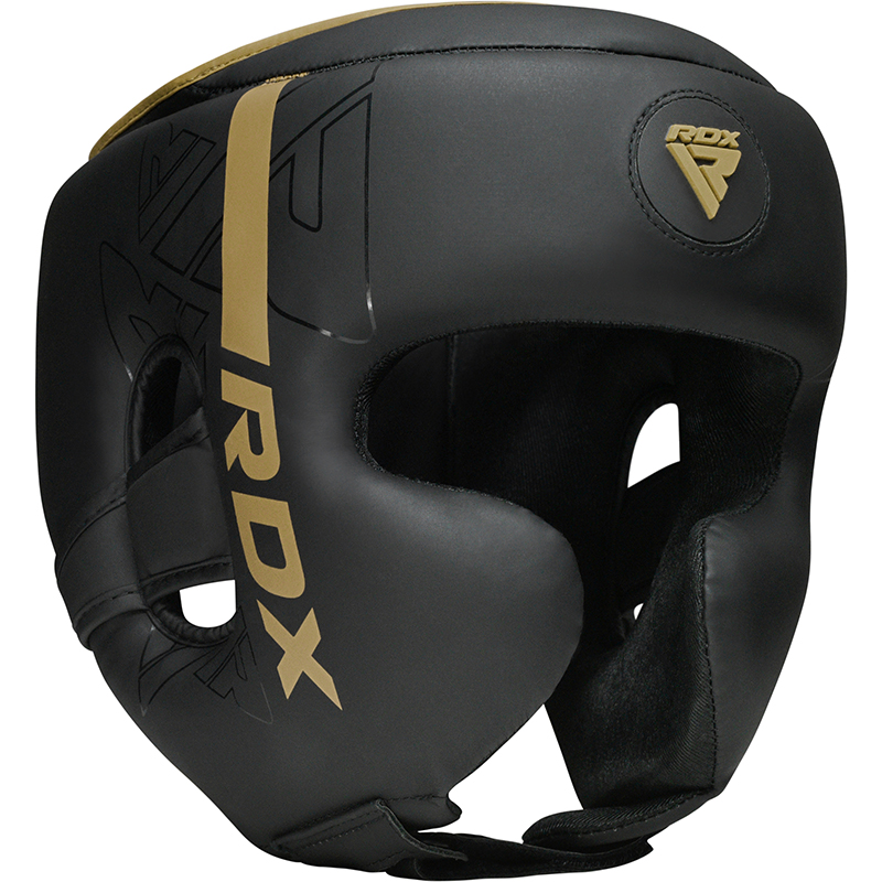 RDX F6 KARA Casque De Boxe M d'or Cuir PU