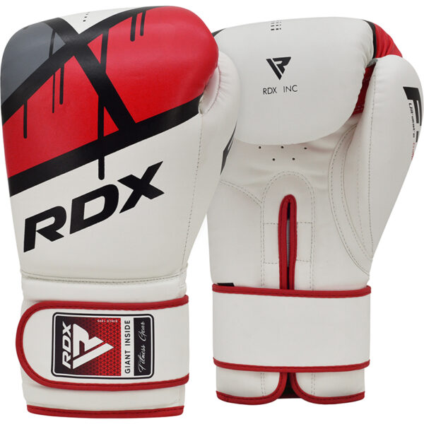 RDX F7 Ego Gants de Boxe 12oz Rouge Cuir PU – Image 2