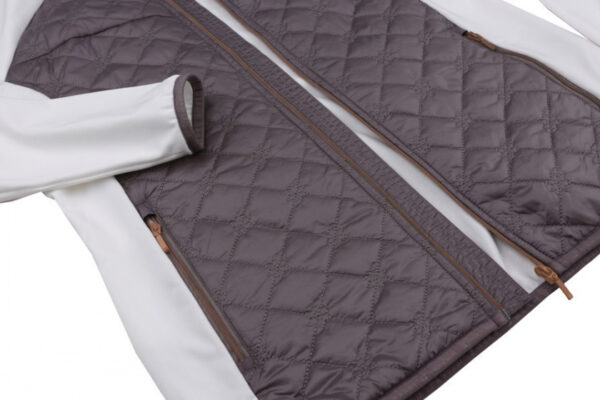 Vestes Outdoor gilet de plein air Elsa femmes polyester blanc/gris taille 42 - Hannah – Image 11