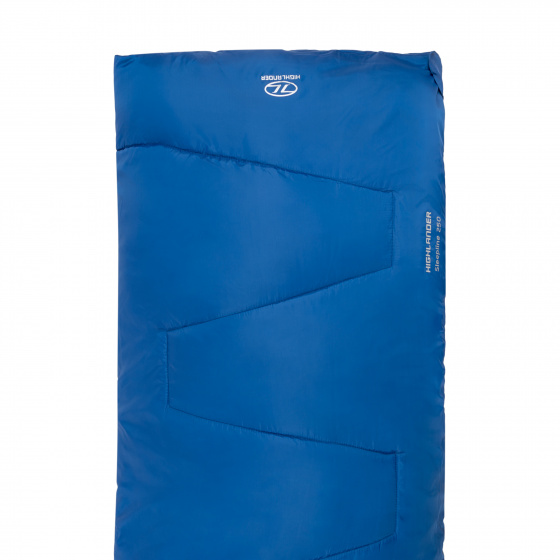 Sacs de couchage Sleepline 250 Sac de couchage Enveloppe 195 cm Bleu - Highlander – Image 11