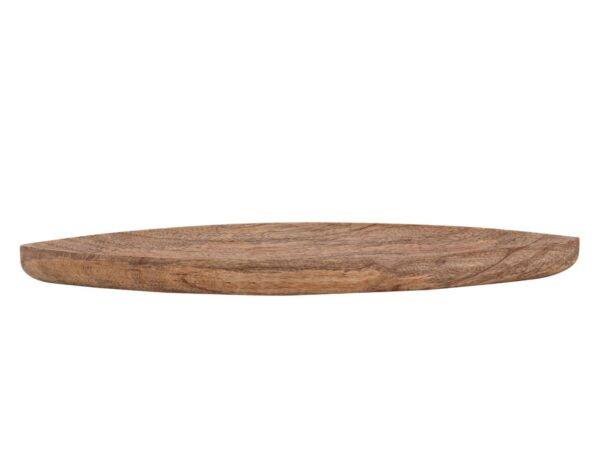 Bol décoratif bol en bois L40xH3xP14cm bateau en forme de bateau en bois de manguier massif – Image 4