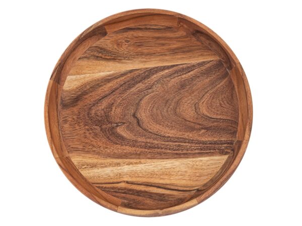 Bol à fruits bol décoratif boîte principale en bois 8 pièces ø30cm acacia massif alimentaire – Image 5