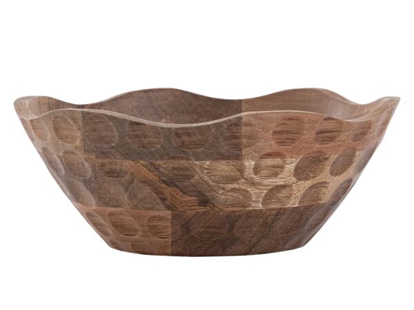 Bol décoratif bol en bois ø25 ou 30cm H6cm rond Origine bois de manguier massif uni – Image 4
