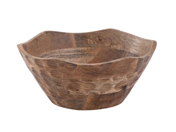 Bol décoratif Masterbox Bol en bois 8 pièces ø25 ou 30cm H6cm rond Origine bois de manguier massif – Image 4