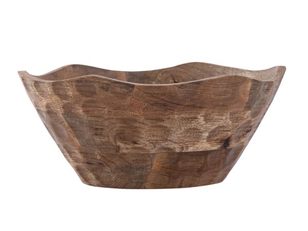 Bol décoratif Masterbox Bol en bois 8 pièces ø25 ou 30cm H6cm rond Origine bois de manguier massif – Image 3