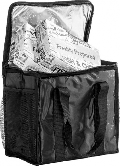 Sacs réfrigérants sac de livraison S31 19 litres 33 x 22 x 33 cm polyester noir - Steamy – Image 7