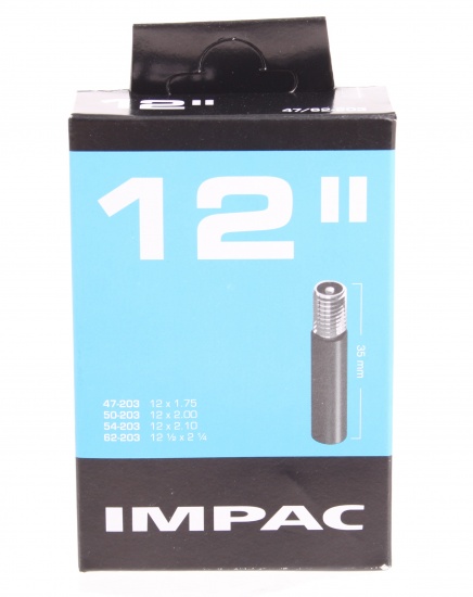 Inner tube other Chambre à air 12/12 1/2 x 1,75/2 1/4 (47/62-203) AV 35 mm - Impac – Image 6
