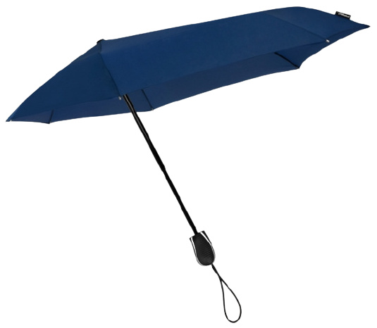 Foldable umbrellas STORMini Parapluie tempête aérodynamique Ø 90 cm Bleu - Impliva – Image 5