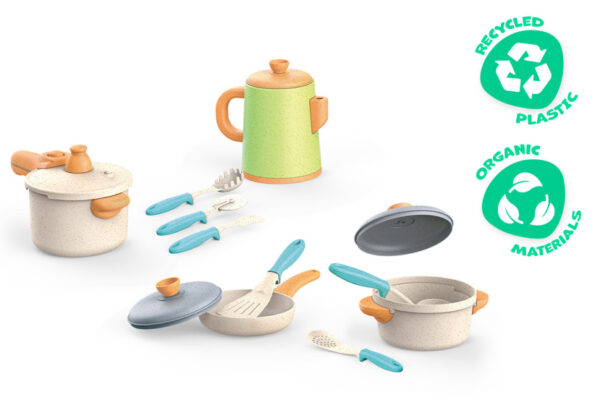 Toy kitchens Batterie de cuisine et accessoires de cuisine Set de jeu 14 pièces - Kitchen Toys – Image 7