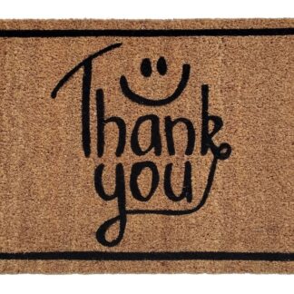 Tapis de noix de coco 60 x 40 cm paillasson paillasson tapis anti-saleté porte d'entrée