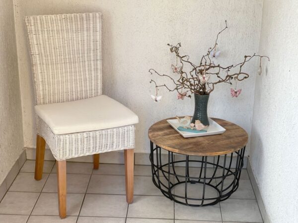 Table d'appoint table basse durable table de salon ronde Lexington ø 55 cm structure en métal massif – Image 10