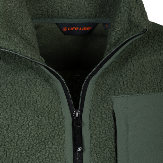 Vestes Outdoor Artic Sherpa Veste polaire homme verte taille S - Life Line – Image 12