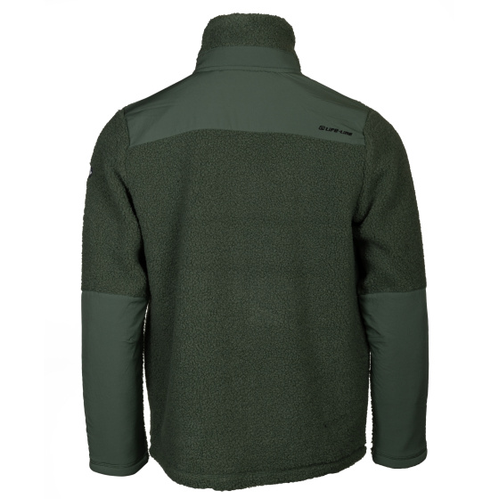Vestes Outdoor Artic Sherpa Veste polaire homme verte taille M - Life Line – Image 11